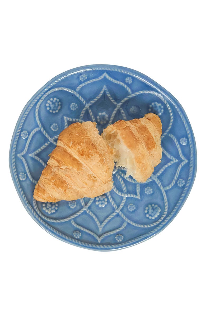 Juliska Jardins du Monde Set of 4 Side/Cocktail Plates, Alternate, color, Chambray