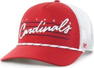 '47 Men's '47 Red St. Louis Cardinals Brrr Downburst Mesh Hitch Adjustable Hat
