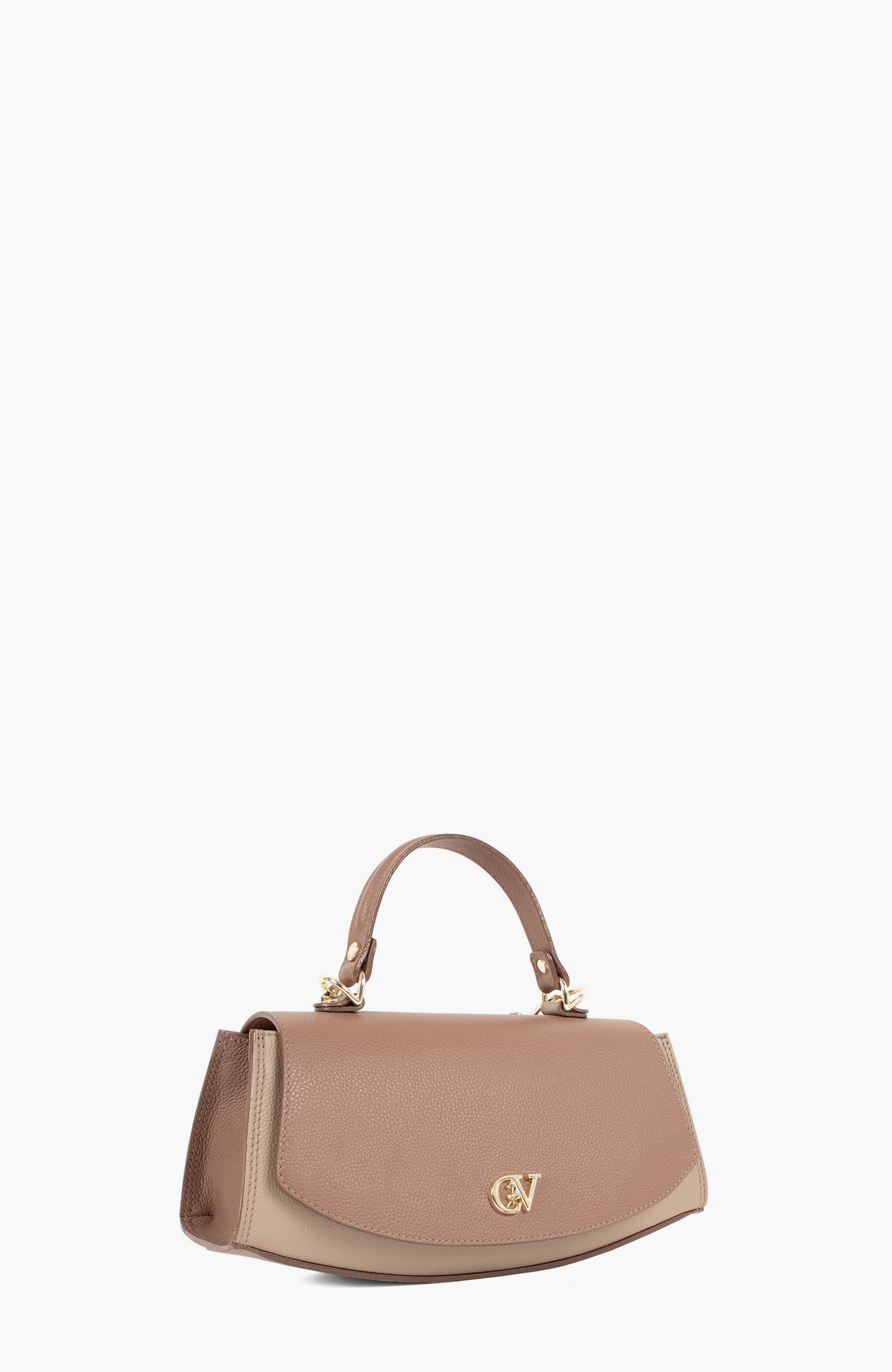 Signature CV By Cavalinho Leather Handbag 647, Alternate, color, Sand / Beige