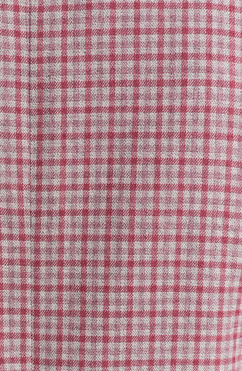 Ibiza Check Sport Coat, Alternate, color, Brick