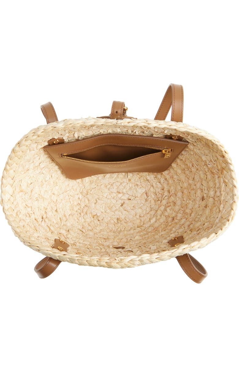 Dolce&Gabbana Capri Crocheted Corn Husk Tote, Alternate, color, 8Z096 Naturale/ Caramello