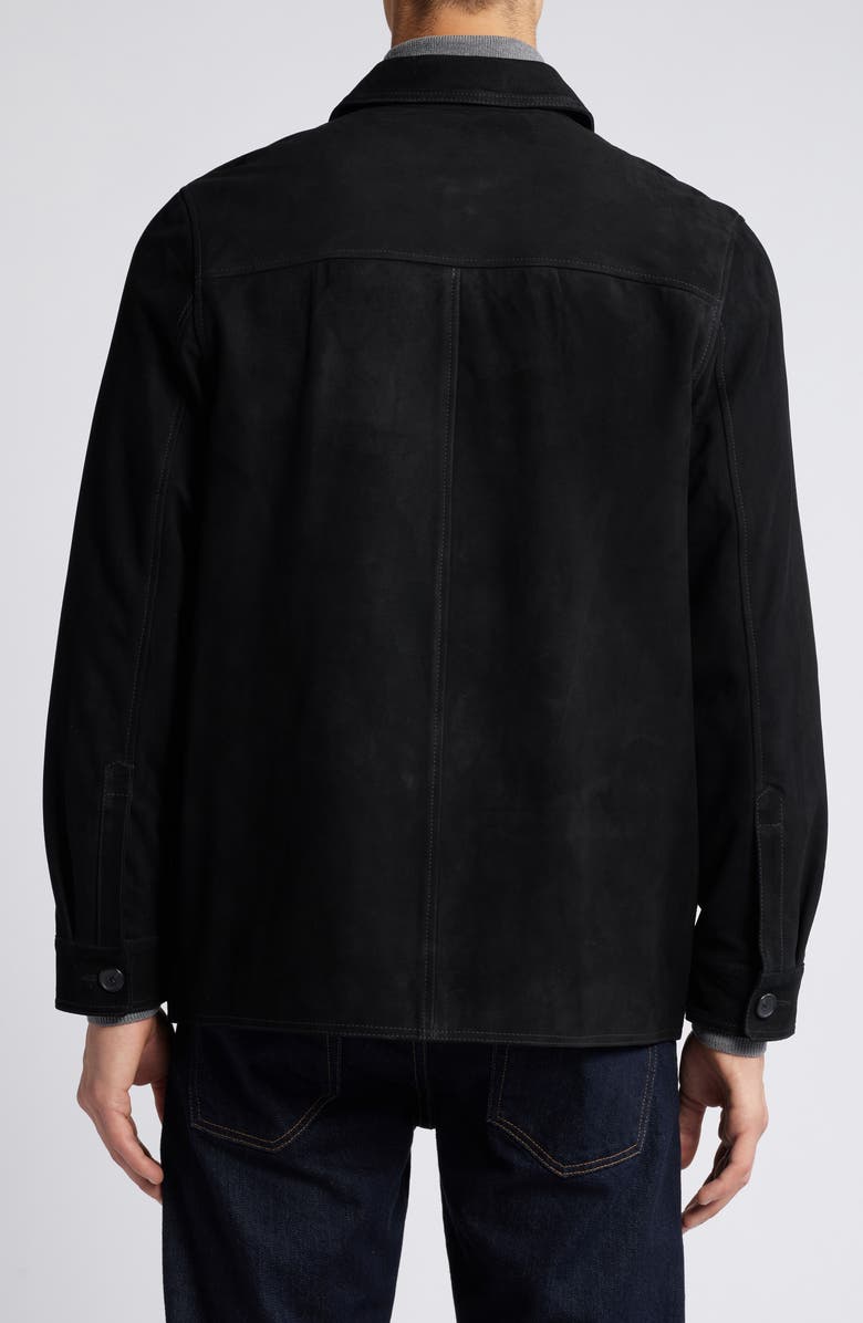 Nordstrom Suede Button-Up Shirt Jacket, Alternate, color, 