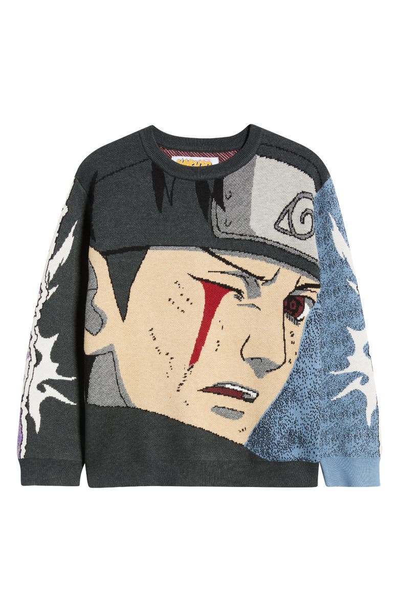 VERYRARE Shisui Eyebleed Graphic Crewneck Sweater, Alternate, color, Blue Multi
