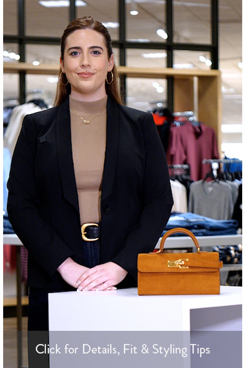 Keyla Faux Suede Top Handle Bag video