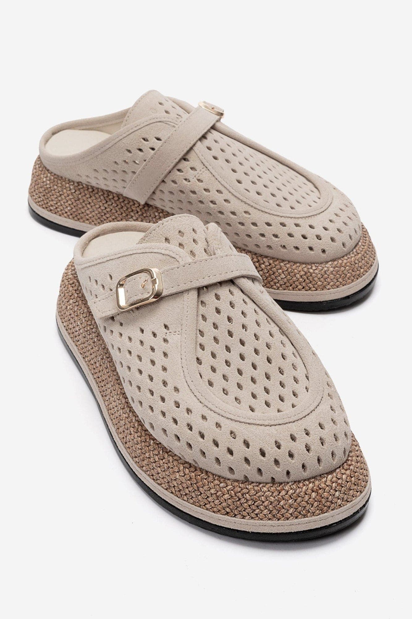 Beige Suede