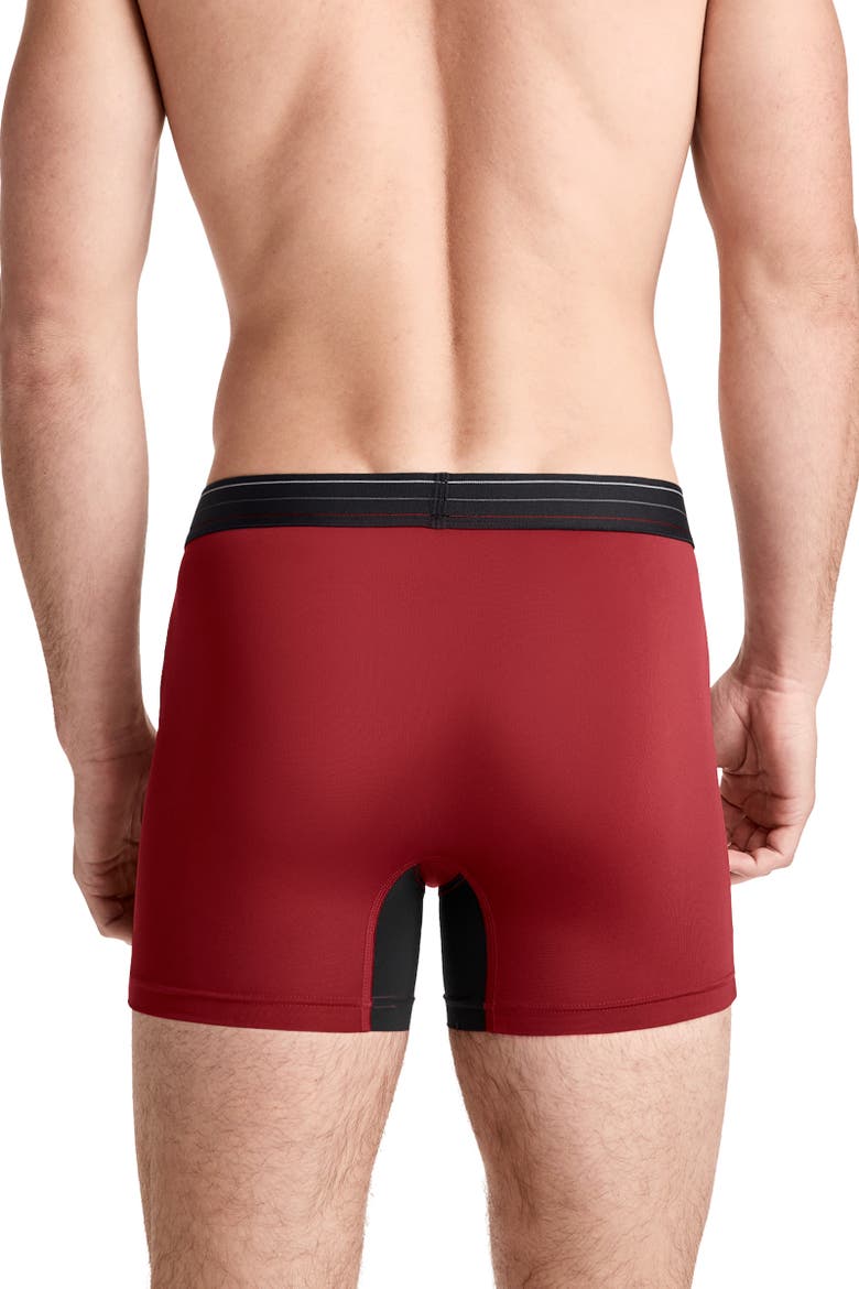 Mens EverActive Zero Chafe 4" Microfiber Trunk - 3 Pack, Alternate, color, Iron Apple