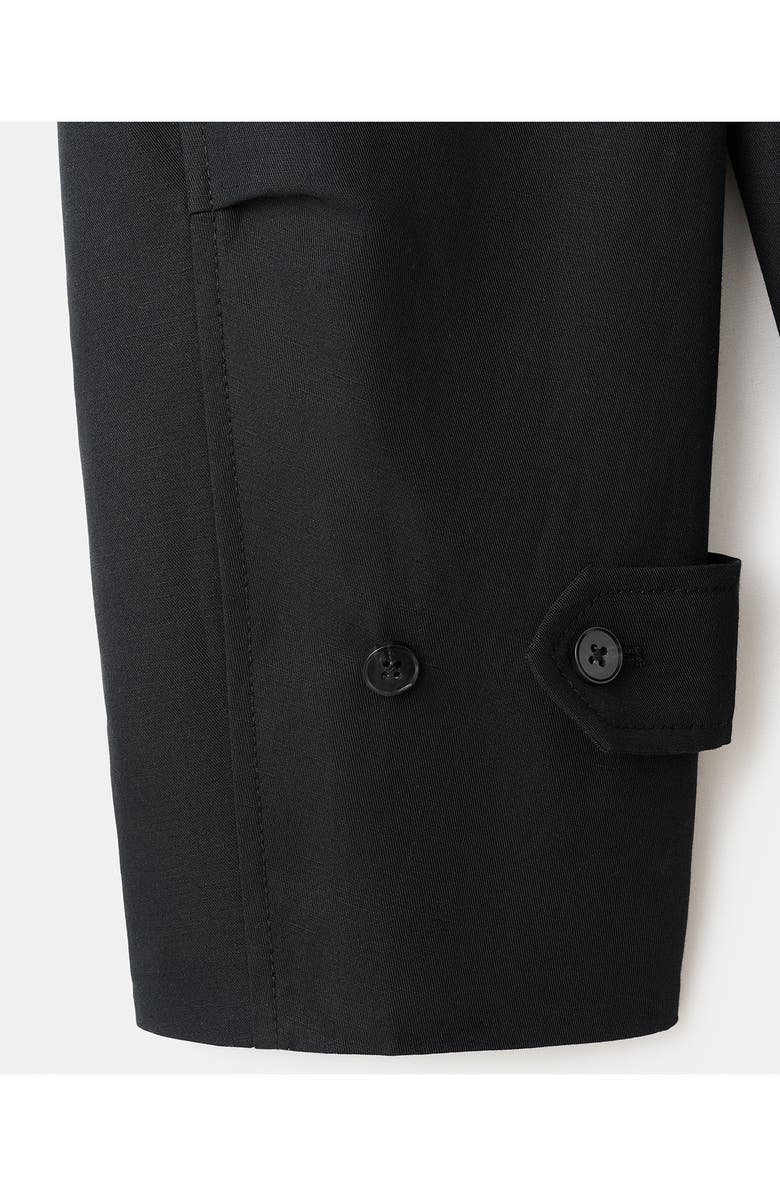 MANGO Cotton & Linen Twill Zip Jacket, Alternate, color, 