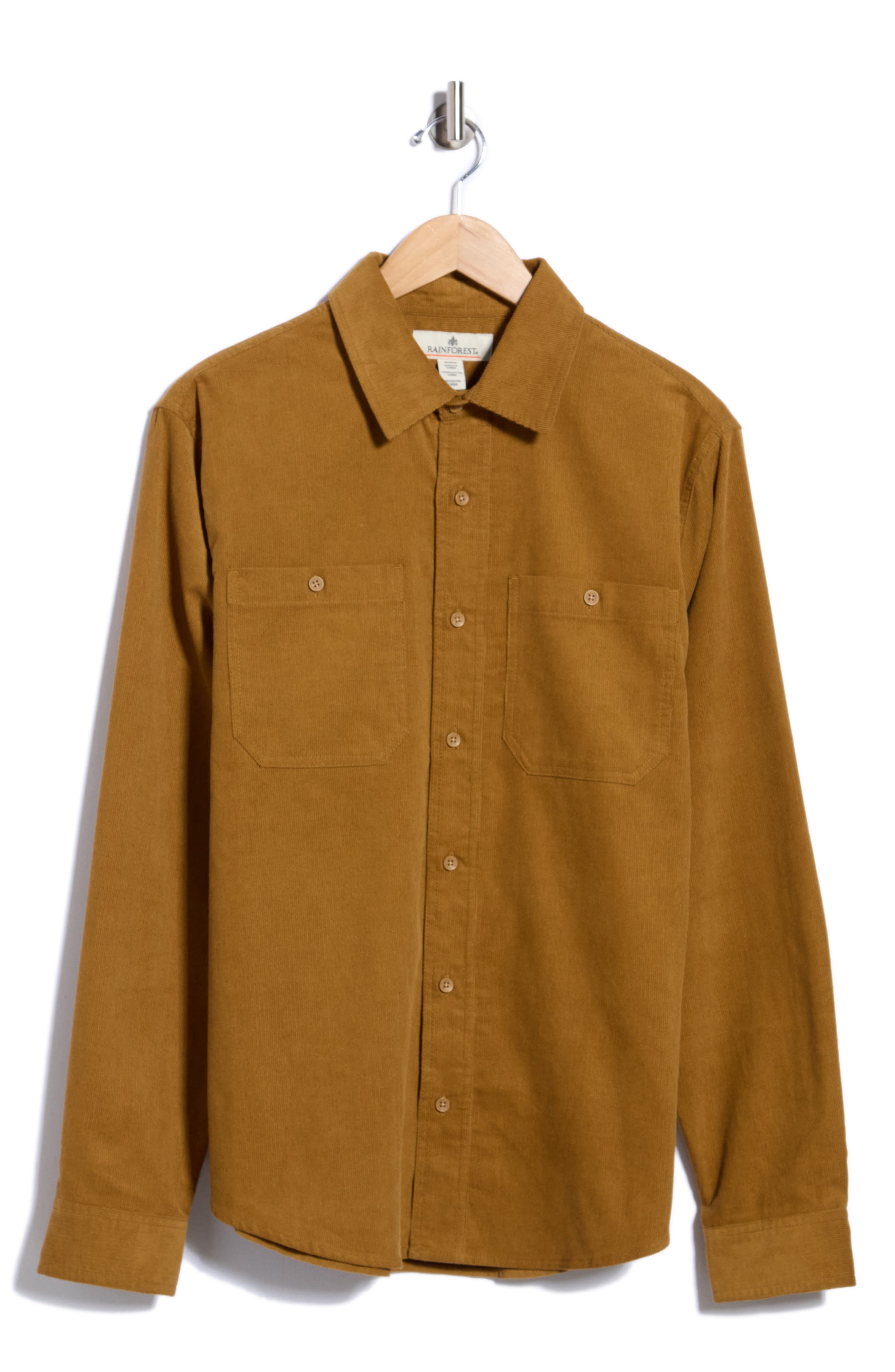 Long Sleeve Corduroy Shirt