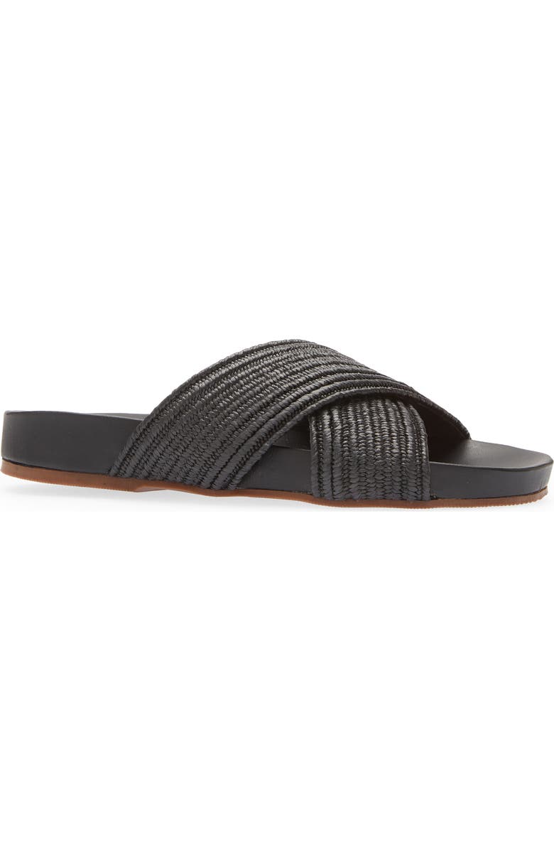 Kaanas Miri Braided Crossover Slide Sandal, Alternate, color,