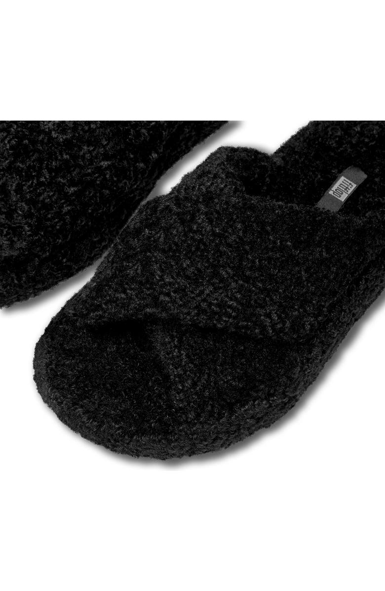 FitFlop iQushion High Pile Fleece Slipper, Alternate, color,