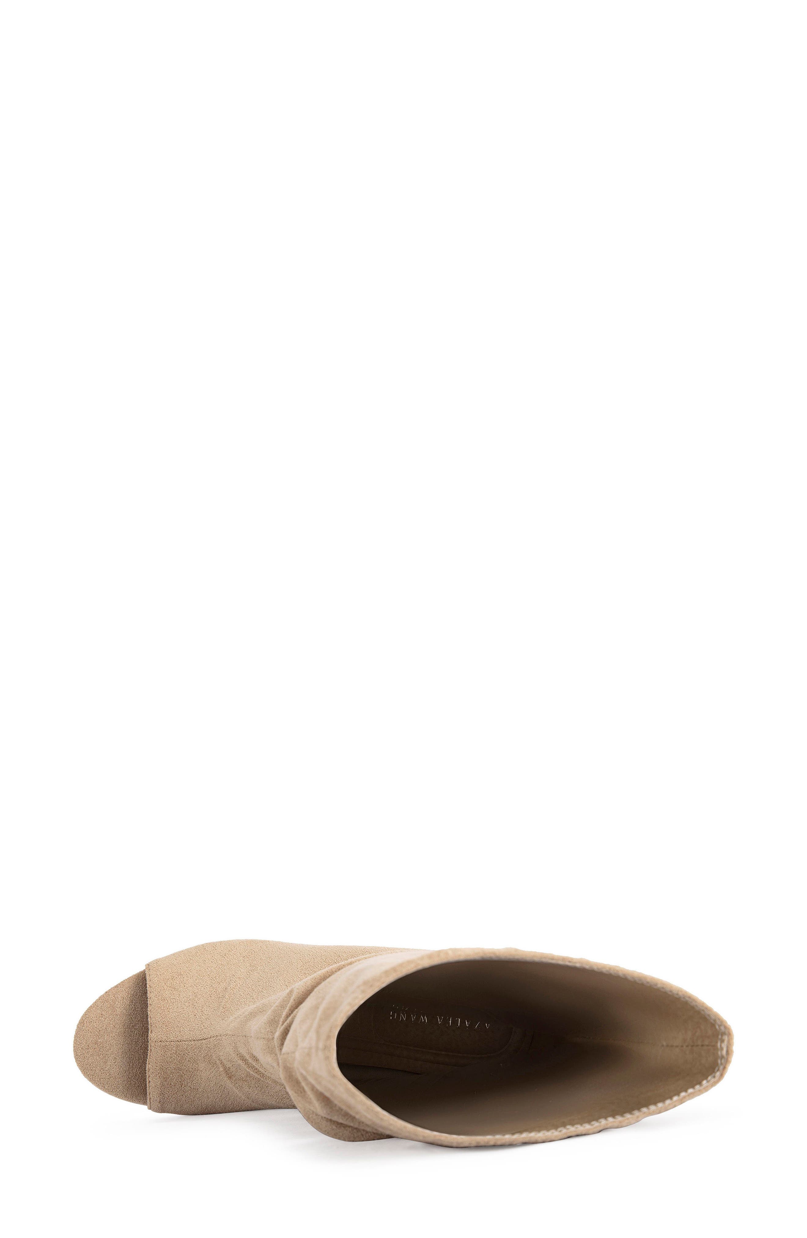 Marin Peep Toe Bootie, Alternate, color, BEIGE
