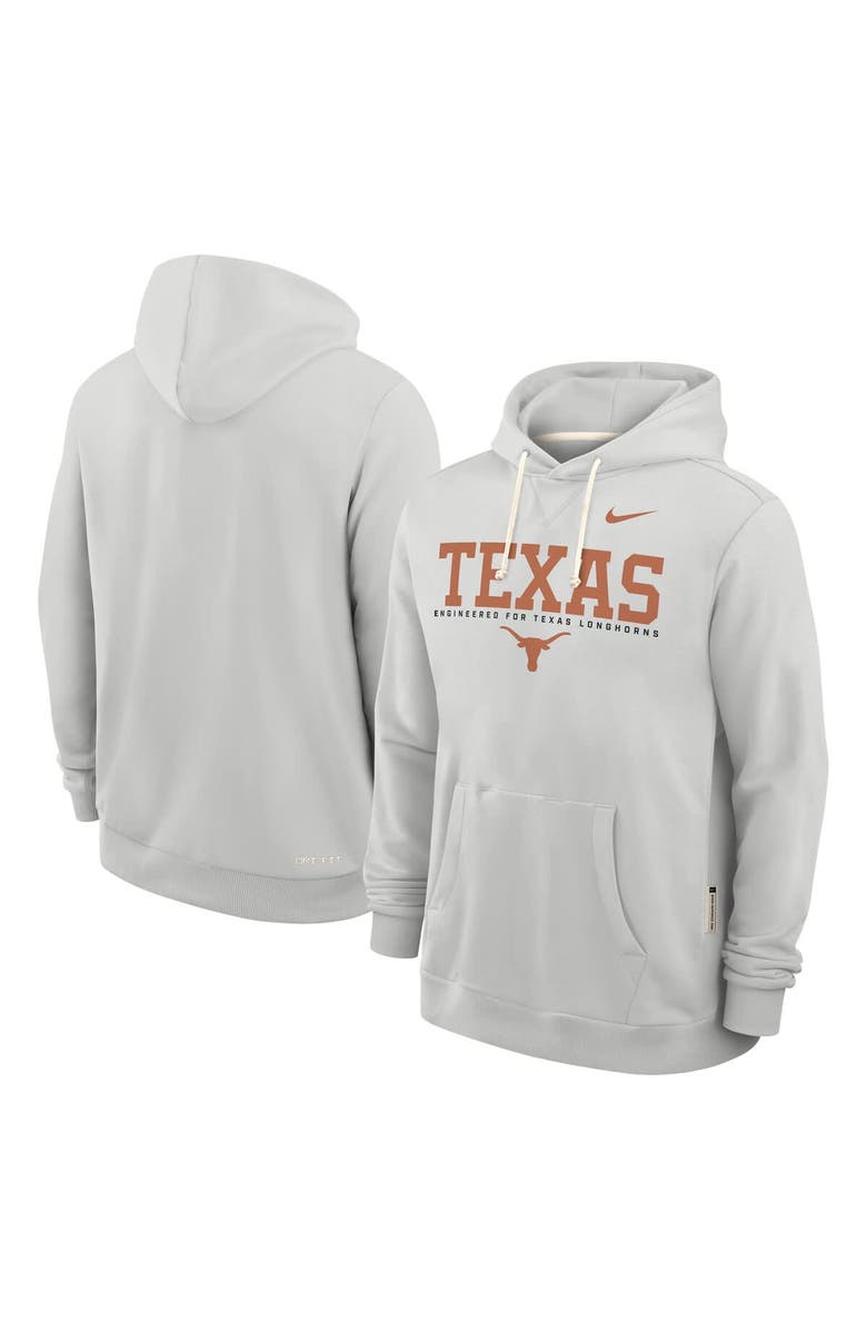 Nike Men's Nike Gray Texas Longhorns 2025 Sideline Performance Pullover Hoodie, Alternate, color, Gray