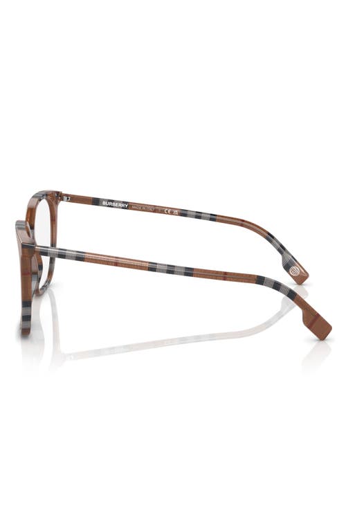 Burberry 54mm Square Optical Glasses In Brown