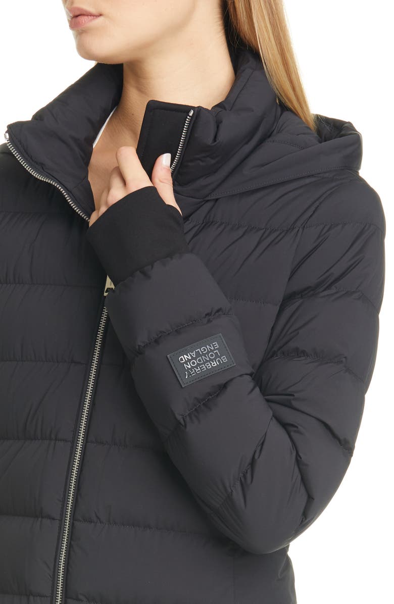 Burberry Newbridge Hooded Down Puffer Coat, Alternate, color, 