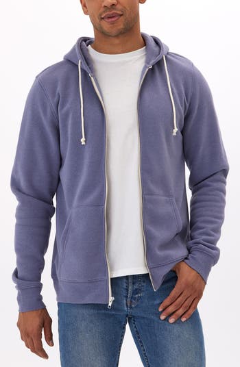 Threads 4 Thought Trim Fit Heathered Fleece Zip Hoodie