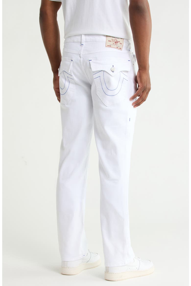 Ricky Snap Flap Straight Leg Jeans, Alternate, color, OPTIC WHITE