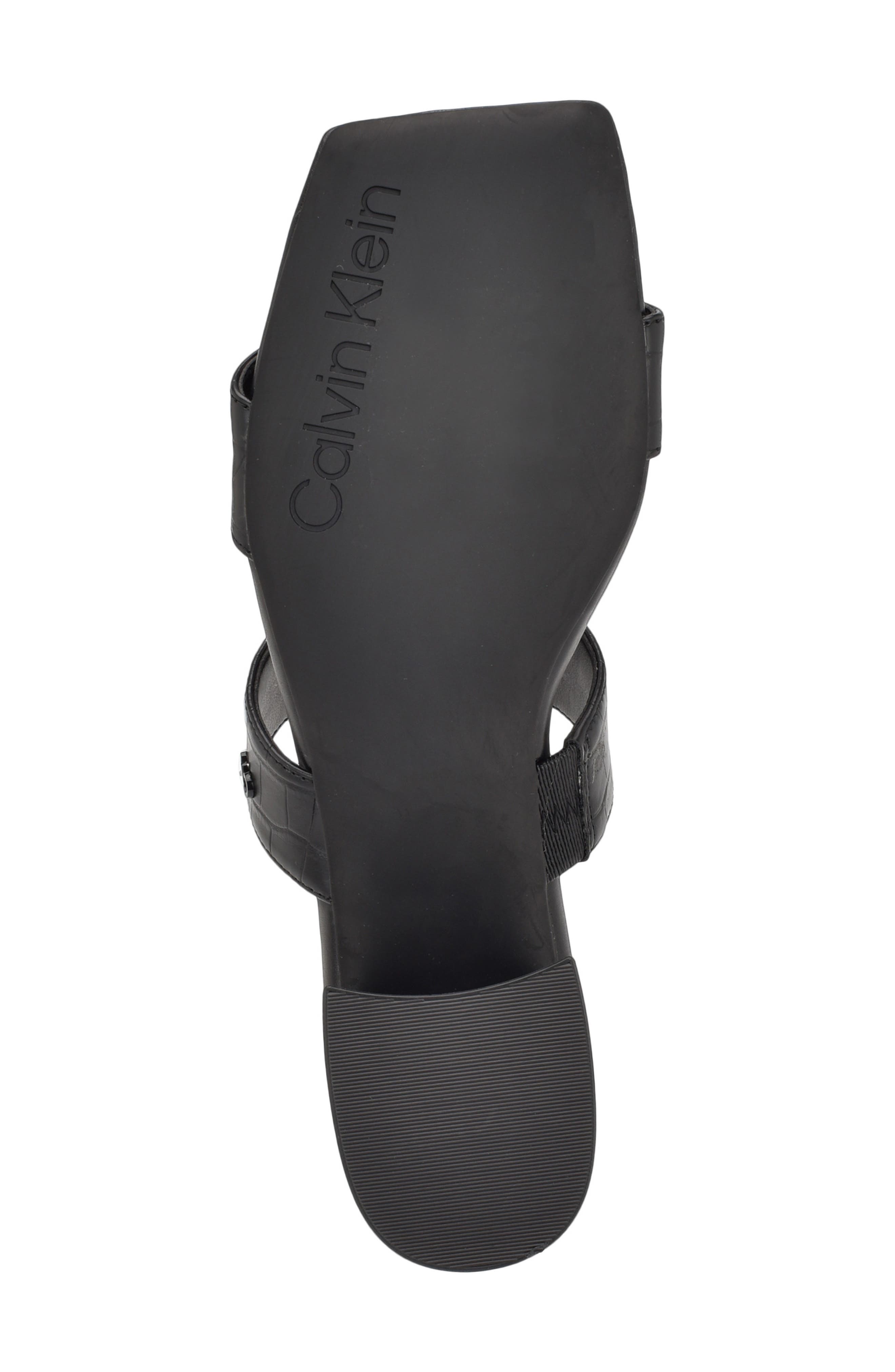 Calvin Klein Paneer Square Toe Slide Sandal, Alternate, color, 