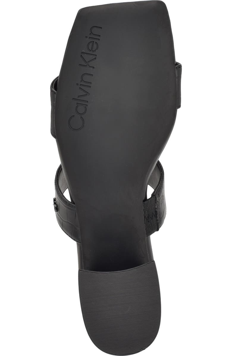 Calvin Klein Paneer Square Toe Slide Sandal, Alternate, color,