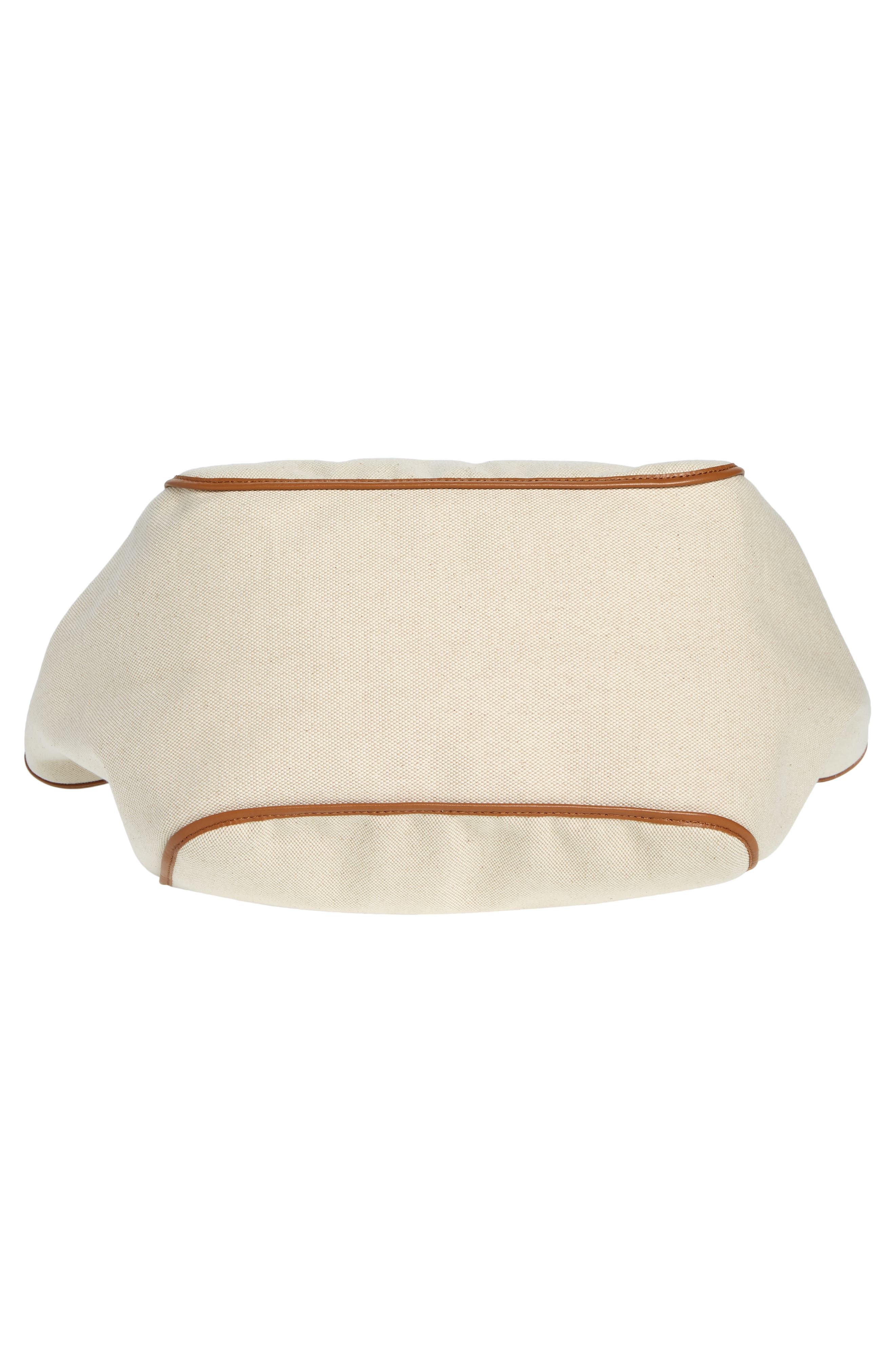 Moncler Nalani Canvas Tote Bag, Alternate, color, 