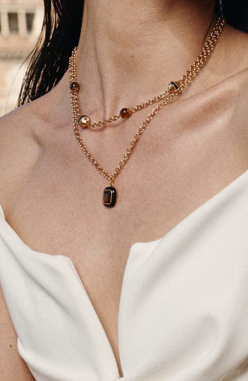 Rc Retro Chic Roman Night Pendant In Gold