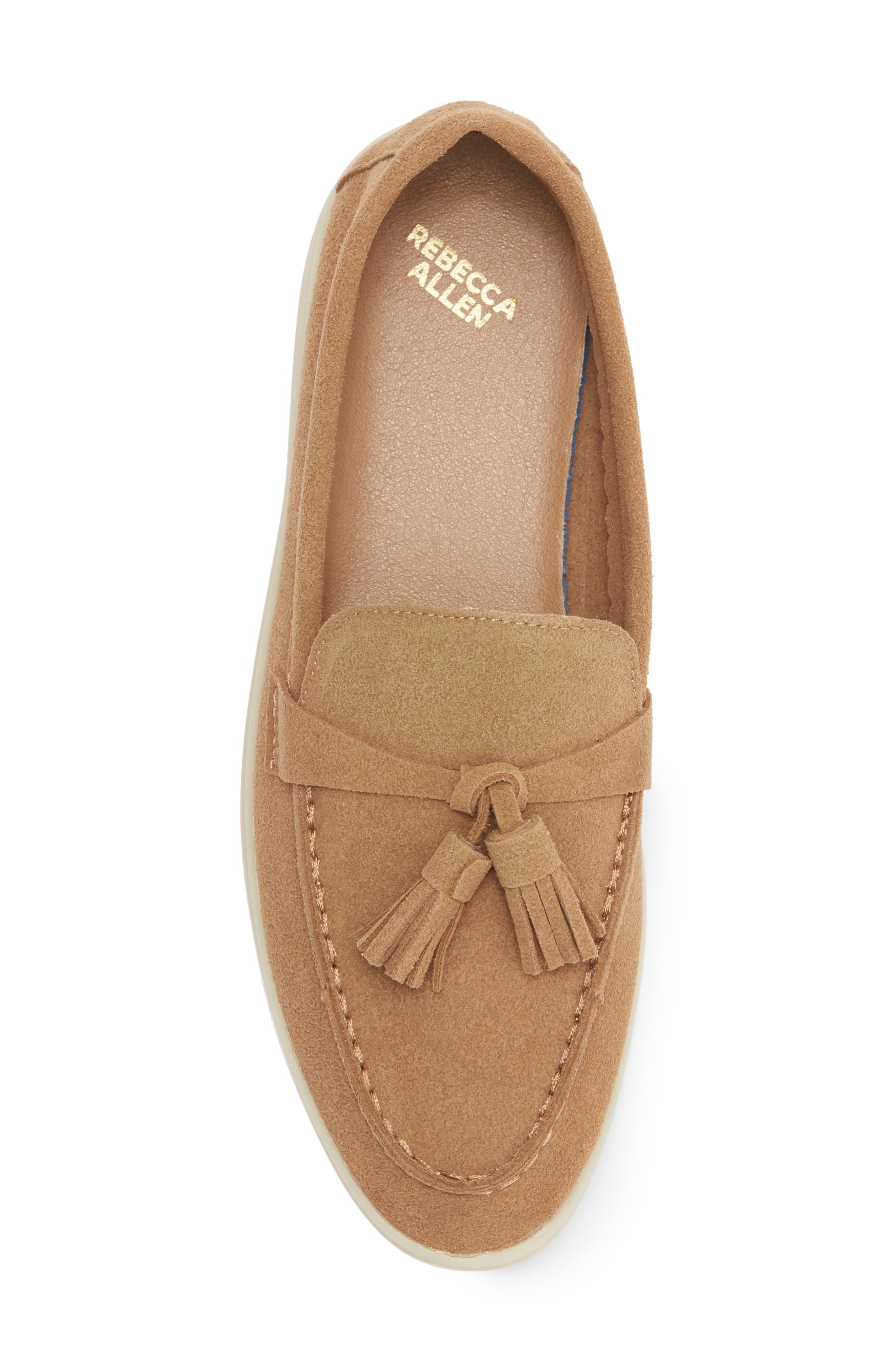 Rebecca Allen Canopy Tassel Loafer, Alternate, color, Nude Ii