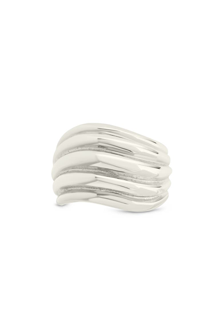 Skylar Layered Statement Ring, Alternate, color, SILVER