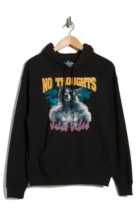 No Thoughts Just Vibes Graphic Hoodie