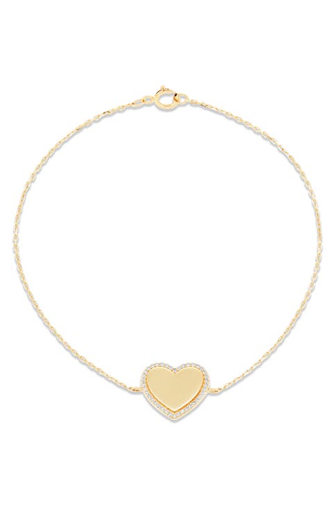 Diamond Heart Bracelet