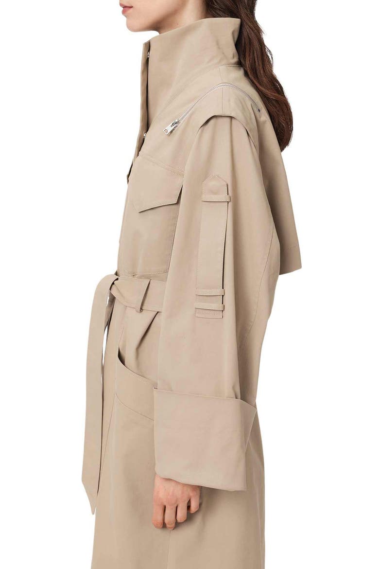 Clayton Trench Coat, Alternate, color, CEMENT GREY