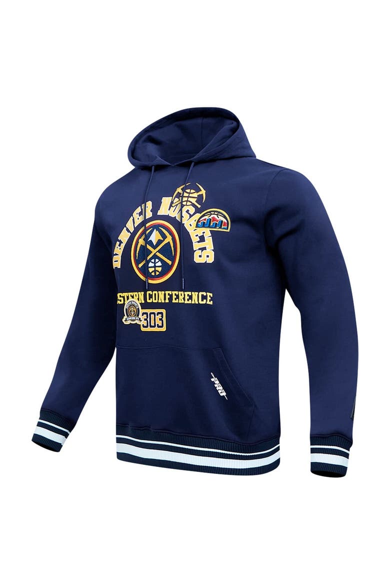Men's Pro Standard Navy Denver Nuggets Area Code Pullover Hoodie, Alternate, color, Navy
