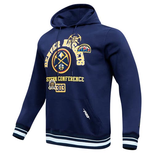 Pro Standard Navy Denver Nuggets Area Code Pullover Hoodie