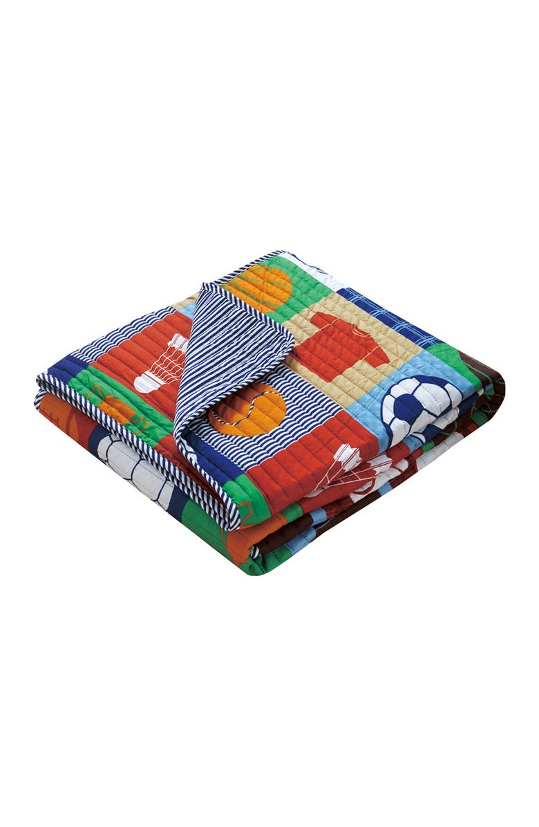 CHIC Twin Dodge Reversible Patchwork Quilt Set - Multi, Alternate, color, 