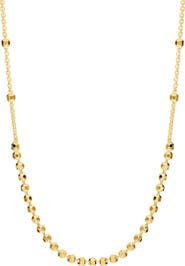 ATHRA LUXE Diamond-Cut Beaded Necklace