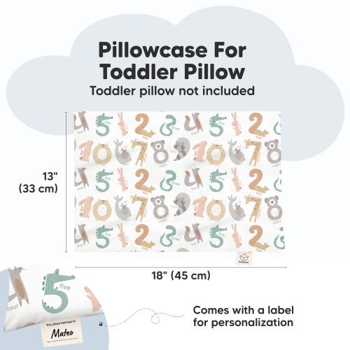 Keababies Printed Toddler Pillowcase 13x18"