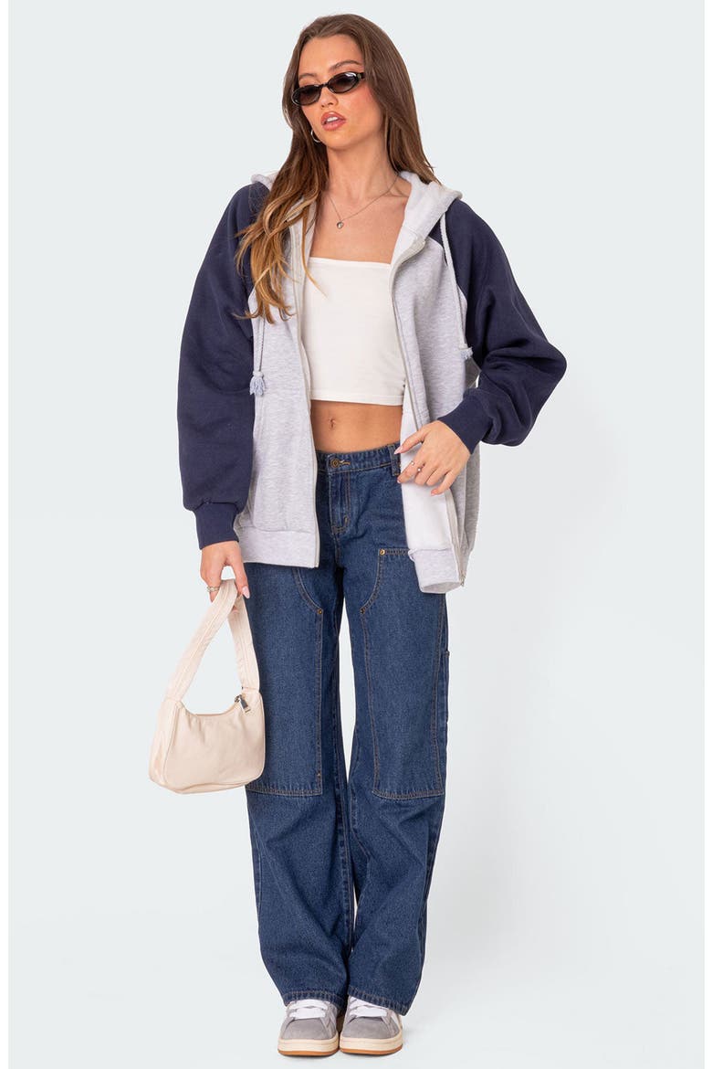 Ayla Low Rise Carpenter Jeans, Alternate, color, BLUE