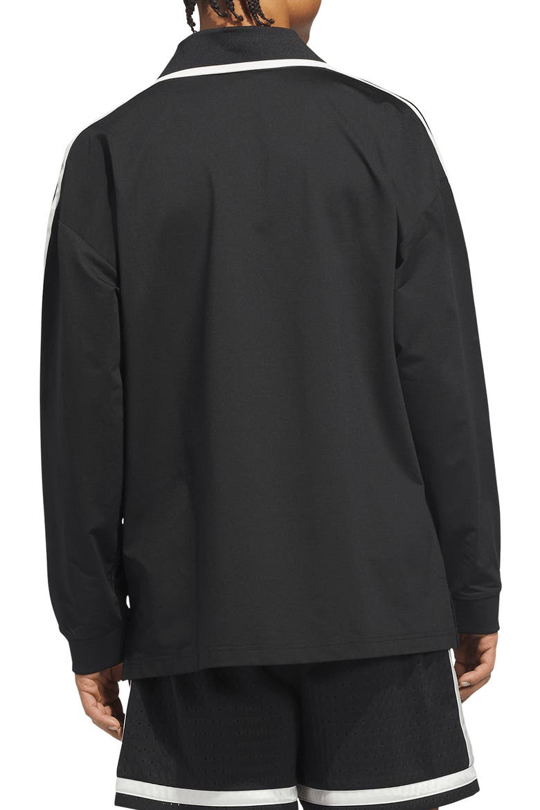 Rugby Polo, Alternate, color, BLACK