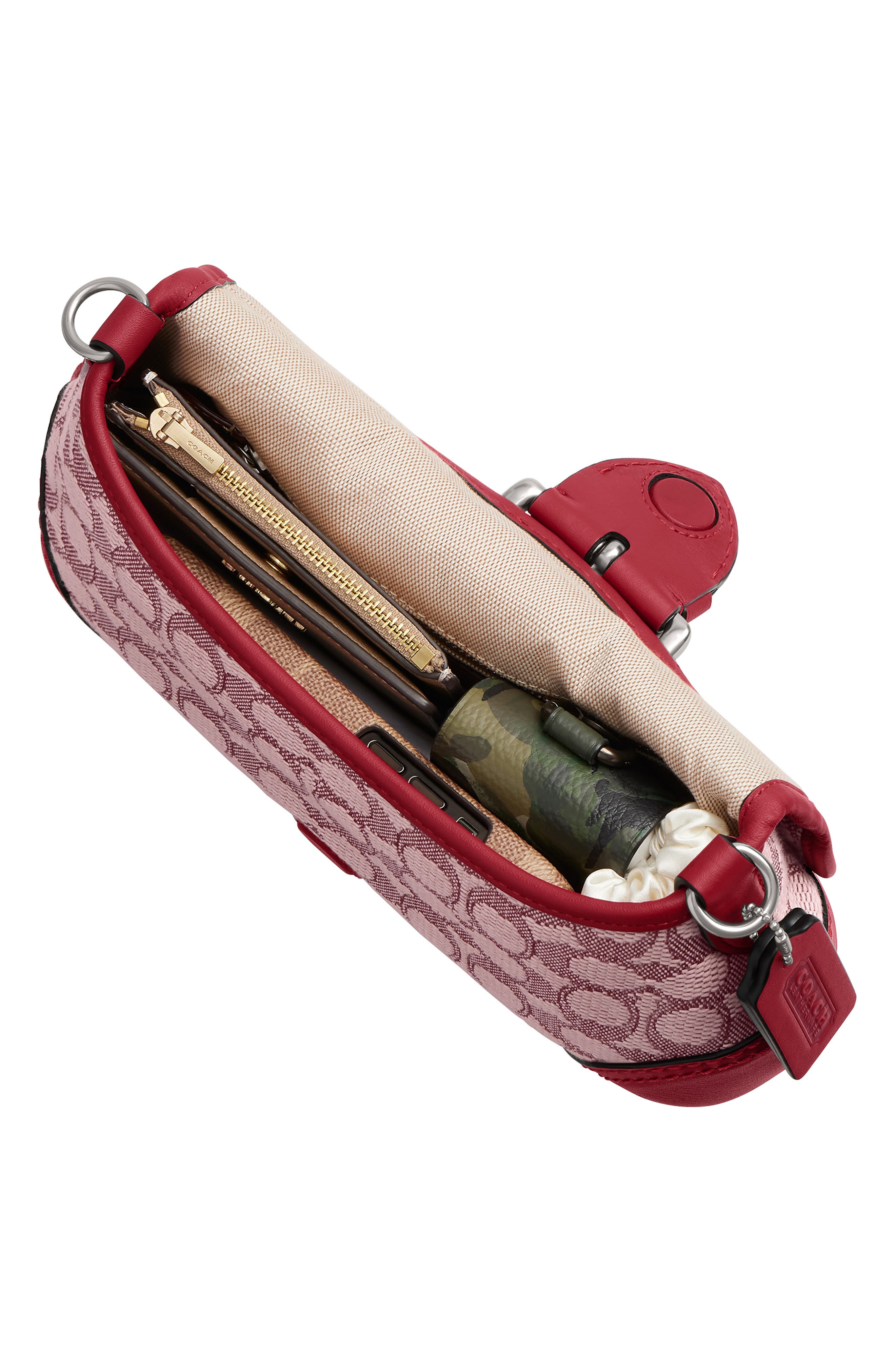 COACH Soho Flap Bag In Signature Textile Jacquard, Alternate, color, 