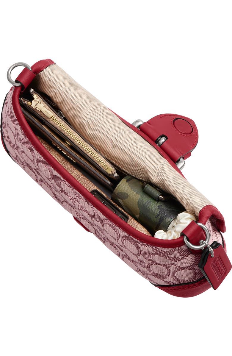 COACH Soho Flap Bag In Signature Textile Jacquard, Alternate, color,