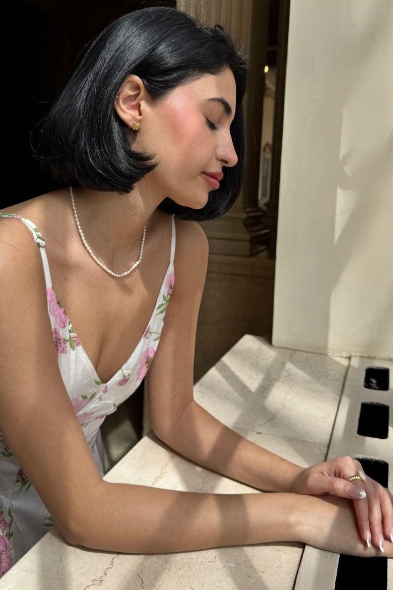 The Maison Pearl Necklace, Alternate, color, Gold