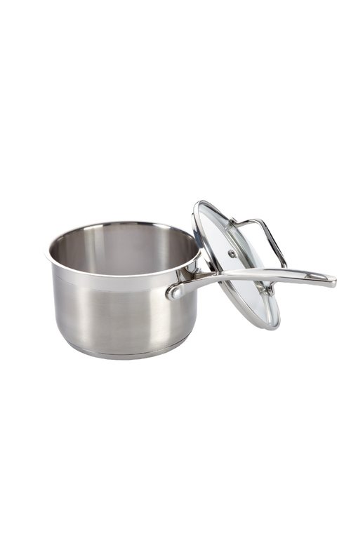 Cuisine::pro ® Iconix® Saucepan With Lid 2.6qt In Silver