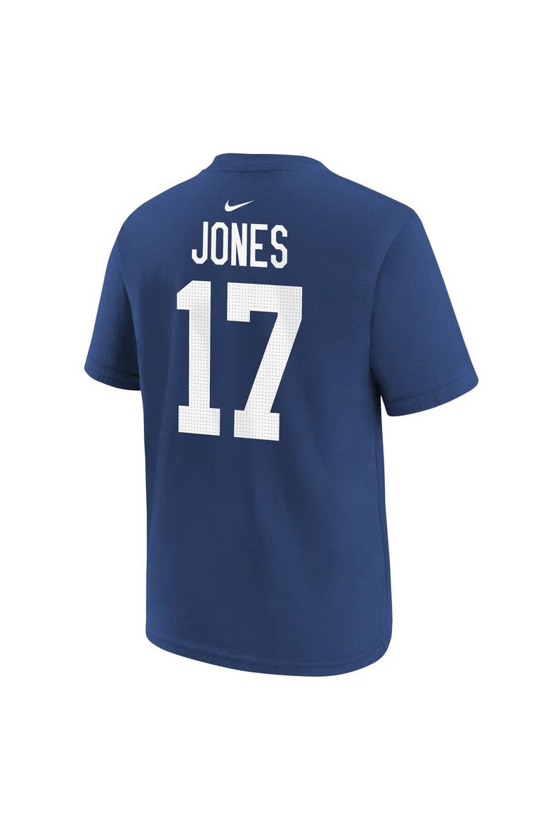 Youth Nike Daniel Jones Royal Indianapolis Colts Player Name & Number T-Shirt, Alternate, color, Royal