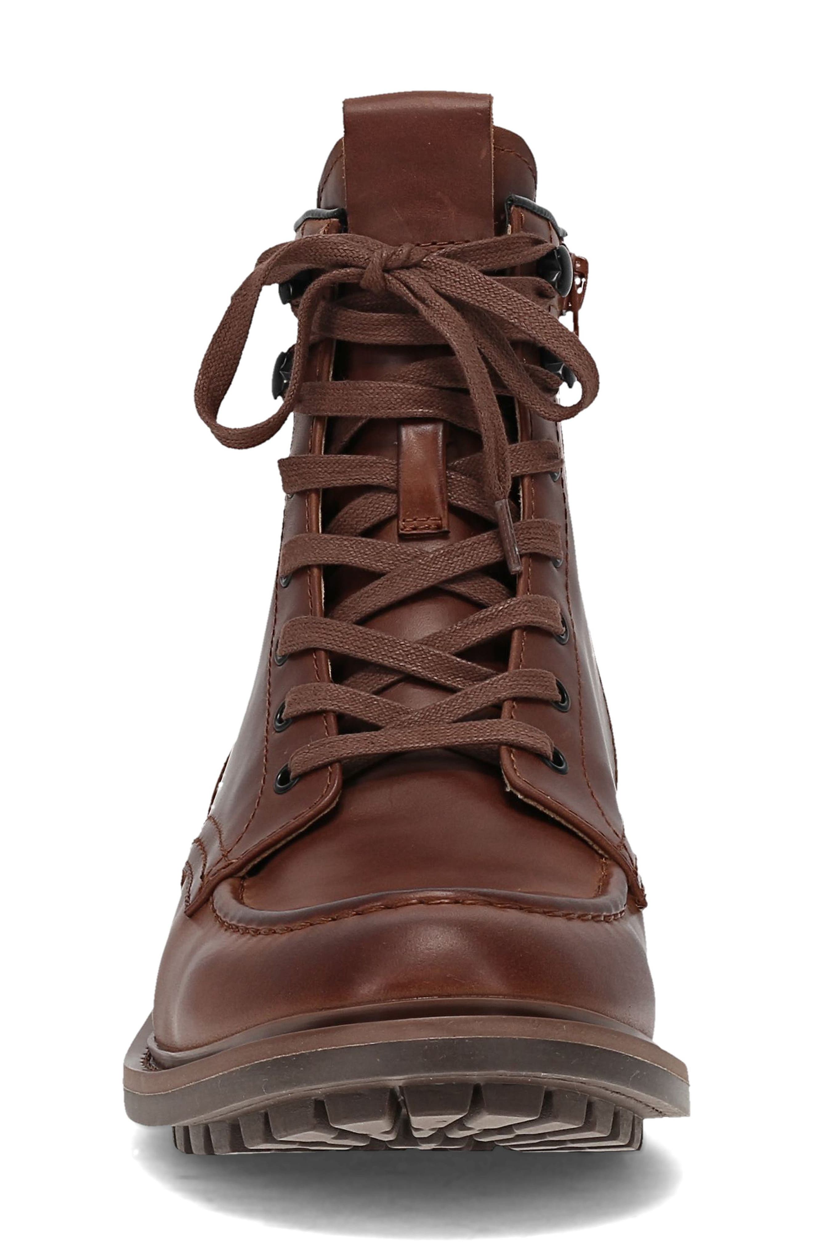 Dunn Leather Lace Up Boot, Alternate, color, WHISKEY