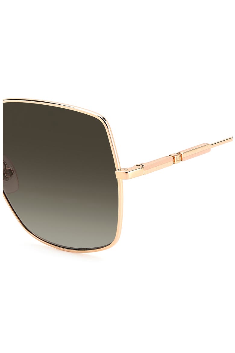 60mm Gradient Square Sunglasses, Alternate, color, GOLD COPPER