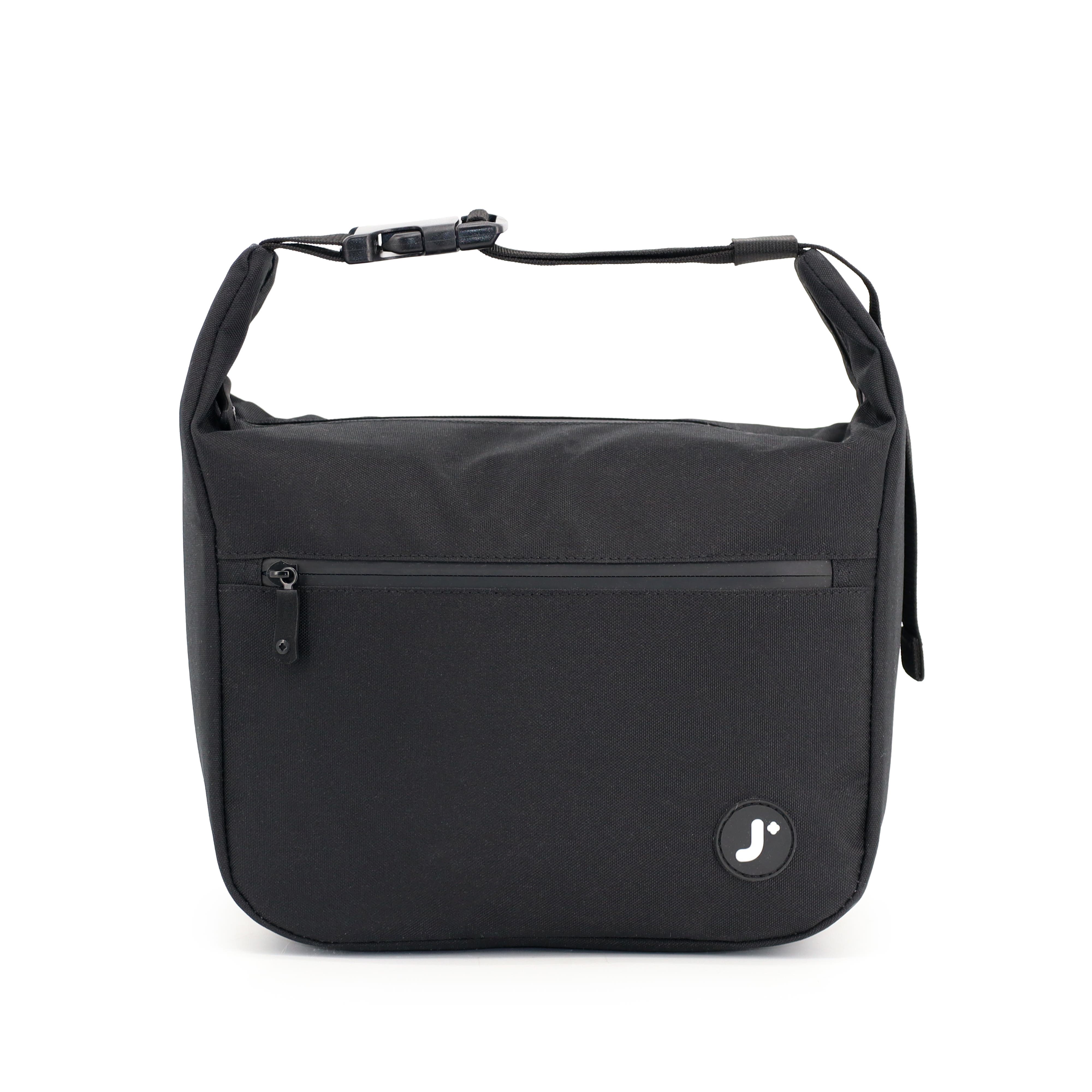 J World Lane Insulated Lunch Bag with Adjustable Clip-Strap, Main, color, Black