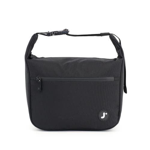 J World Lane Insulated Lunch Bag With Adjustable Clip-strap In Black