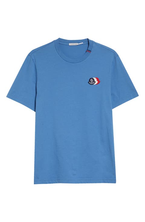 Tricolor Logo Patch Pima Cotton T-Shirt