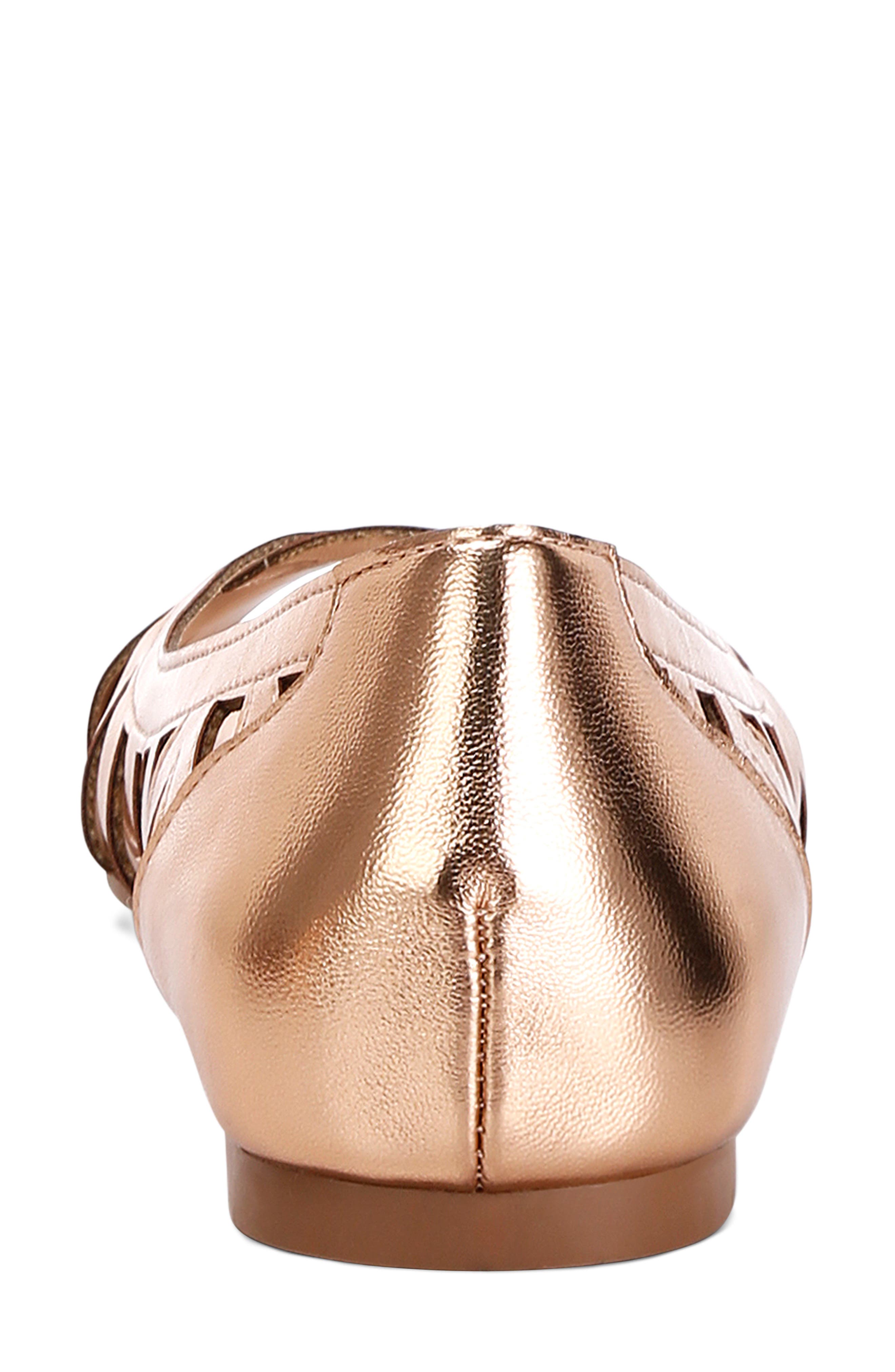 LONDON RAG Moira Flat, Alternate, color, Rose Gold