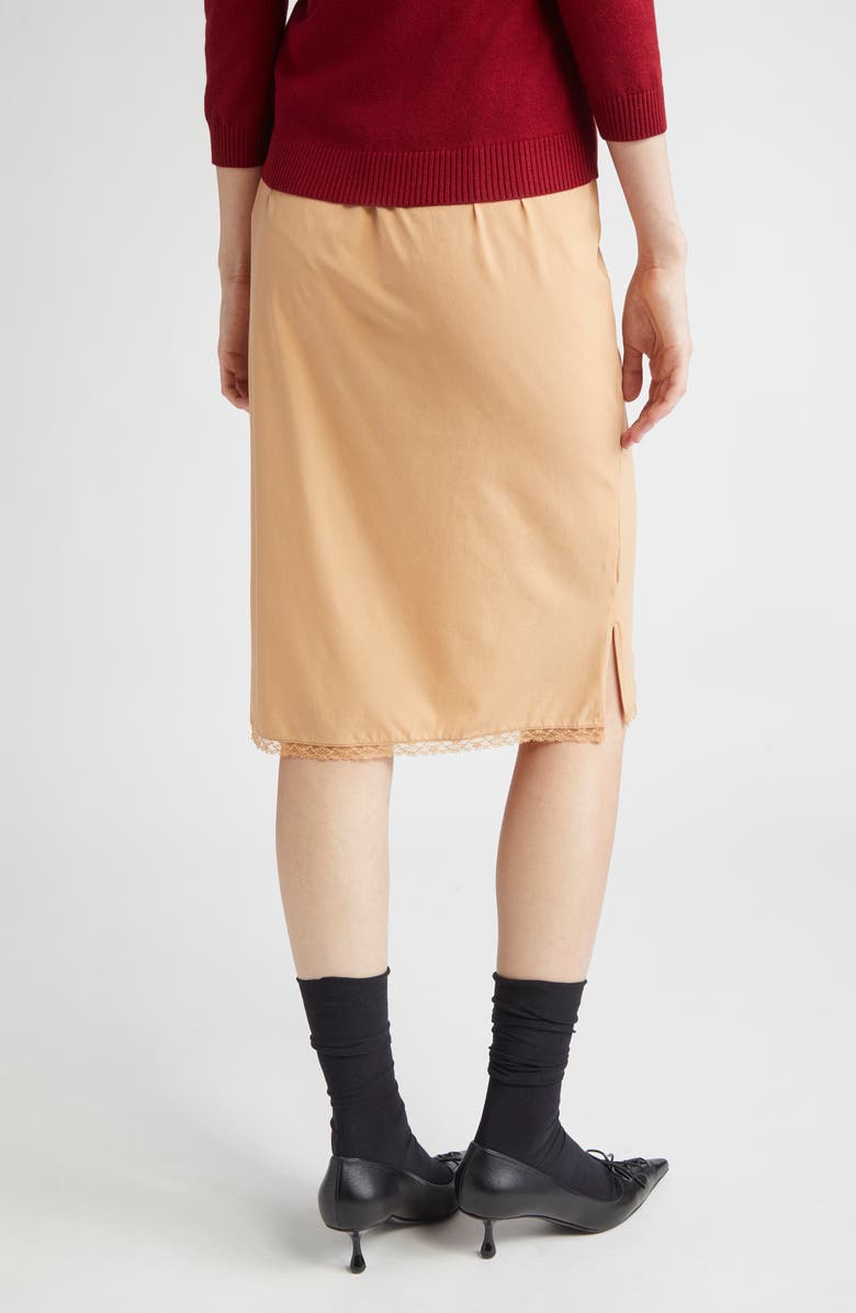 Shushu/Tong Lace Trim Midi Skirt, Alternate, color,