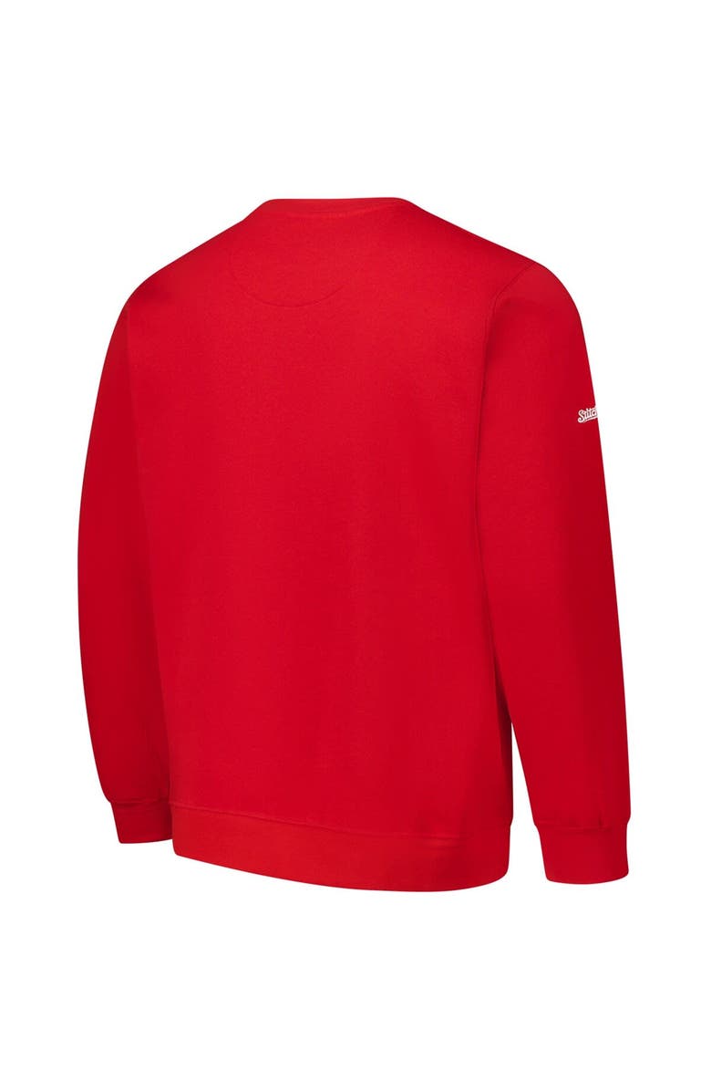STITCHES Men's Stitches Red Cincinnati Reds Pullover Sweatshirt, Alternate, color, 