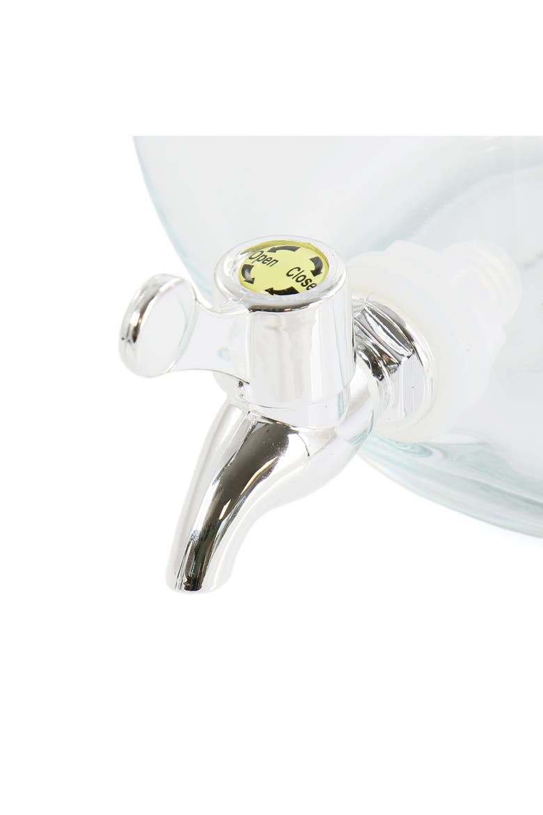 General Store 1.1 Gallon Glass Jar Beverage Dispenser, Alternate, color, Clear